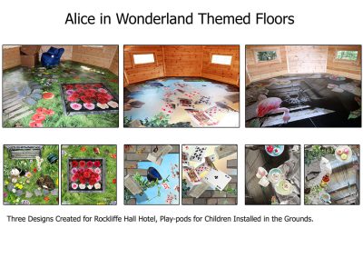 Alice in Wonderland Flooring